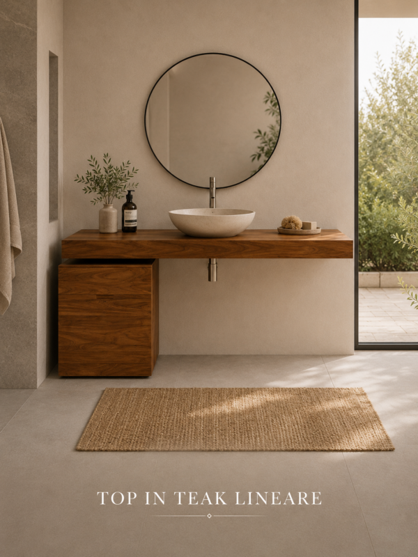 Top in Teak lineare